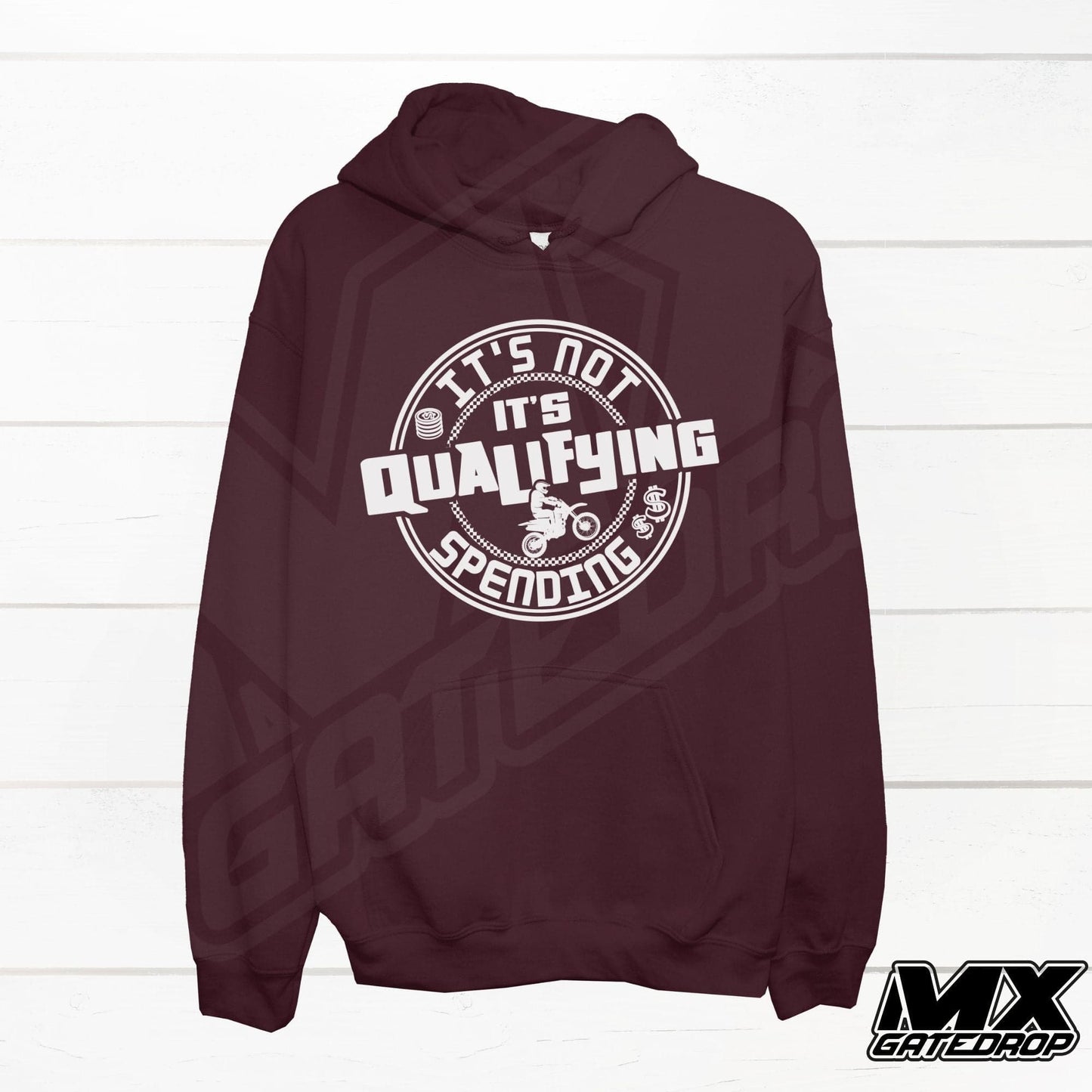 It's Not Spending, It's Qualifying Moto Hoodie