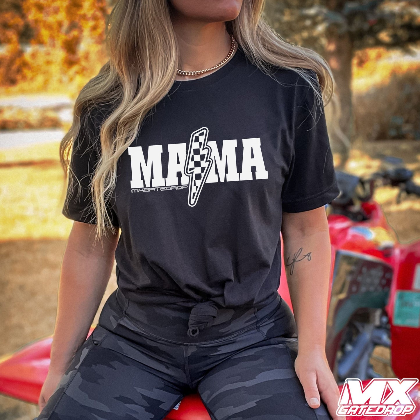 Moto Mama Lightning Bolt Shirt