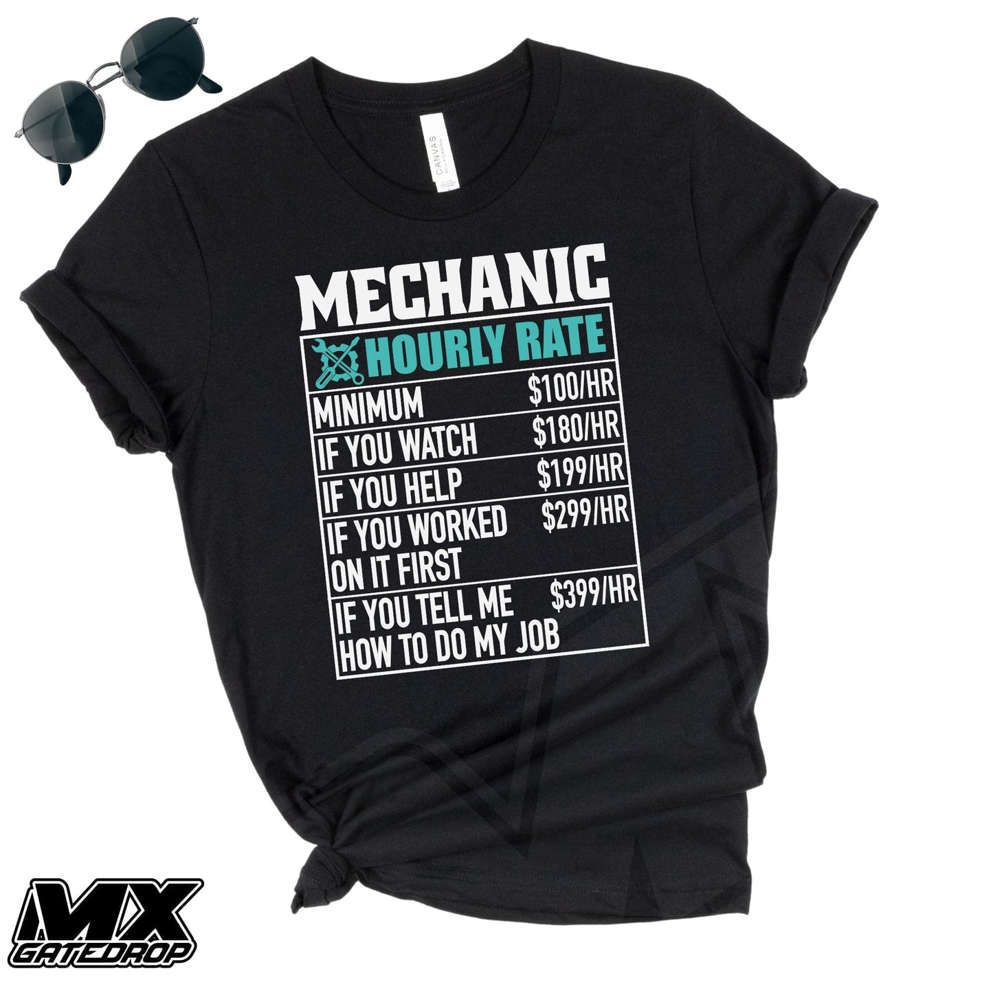 Moto Dad Mechanic Shirt