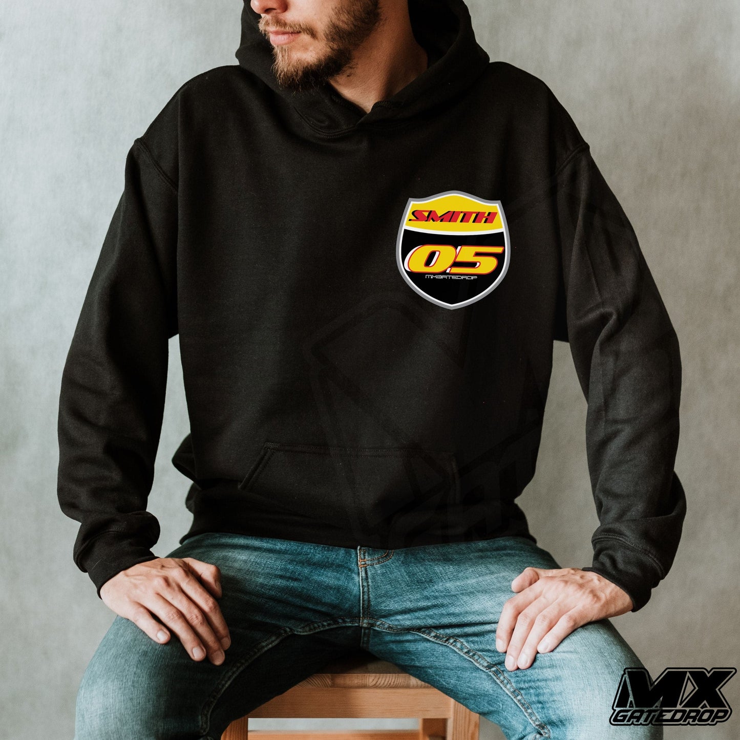 Custom Racing Plate Hoodie