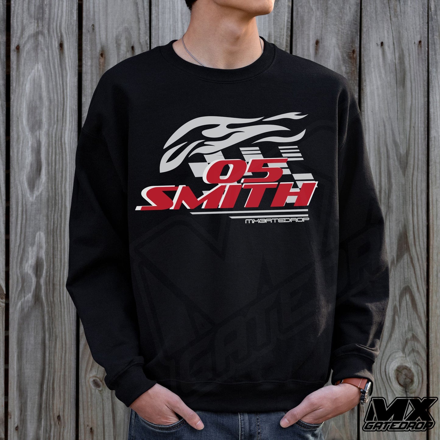 Personalized Motocross Sweatshirt