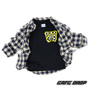 Gate Drop Personalized Motocross Checkered Plate Youth T Shirt