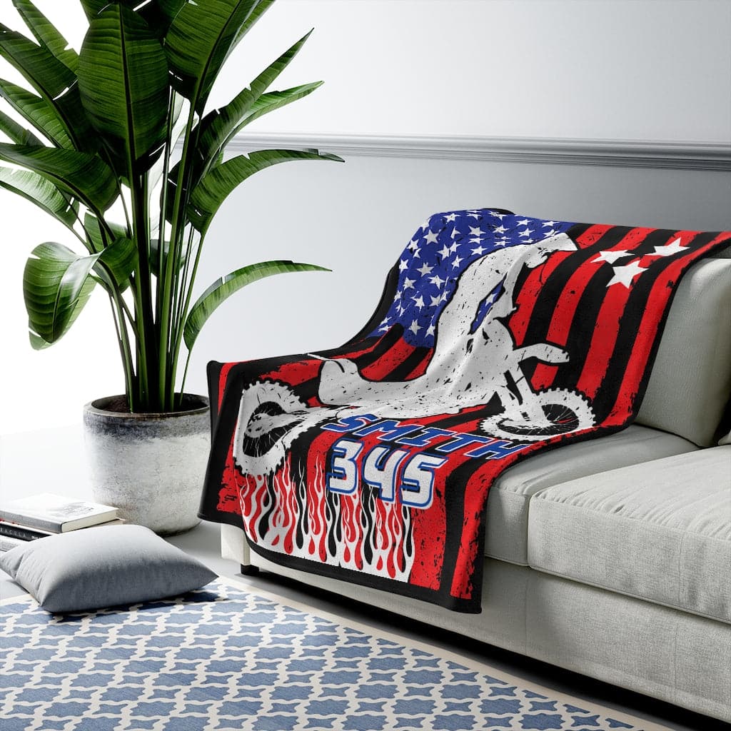 Customized Motocross Blanket