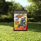 Motocross Personalized Birthday Yard Sign