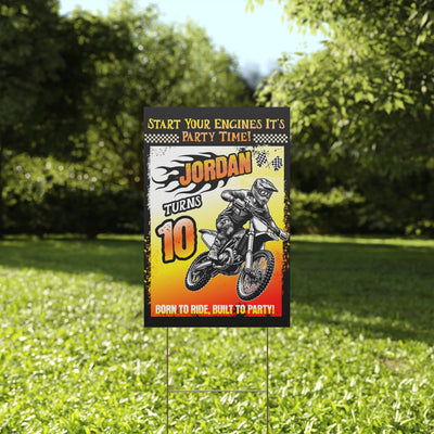 Custom Birthday Yard Sign