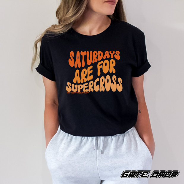 Saturdays are for Supercross Adult Shirt