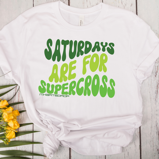 Saturdays are for Supercross Adult Shirt