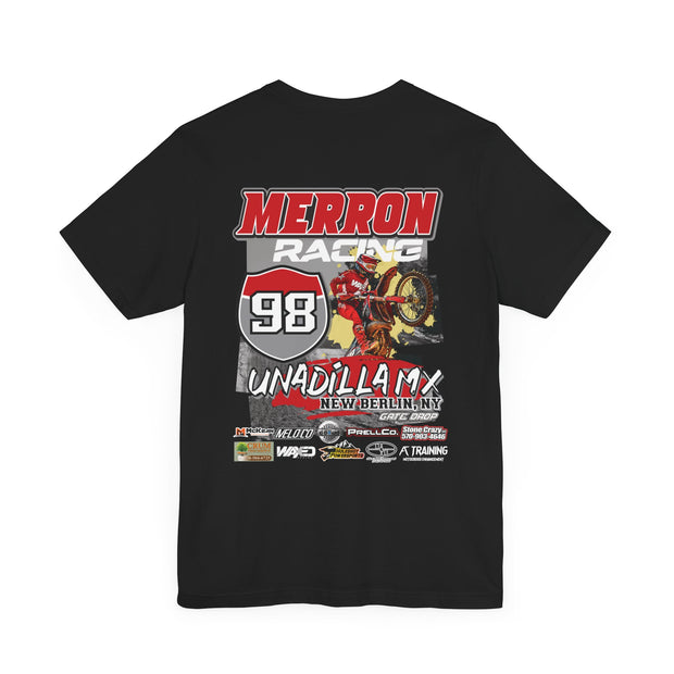 Merron98 Gate Drop Personalized MX Name and Number Race Tee Shirt