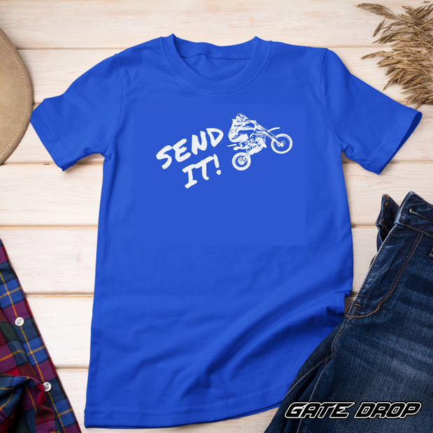 Send It Motocross Kids Shirt