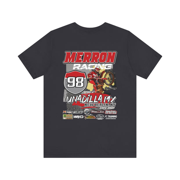 Merron98 Gate Drop Personalized MX Name and Number Race Tee Shirt