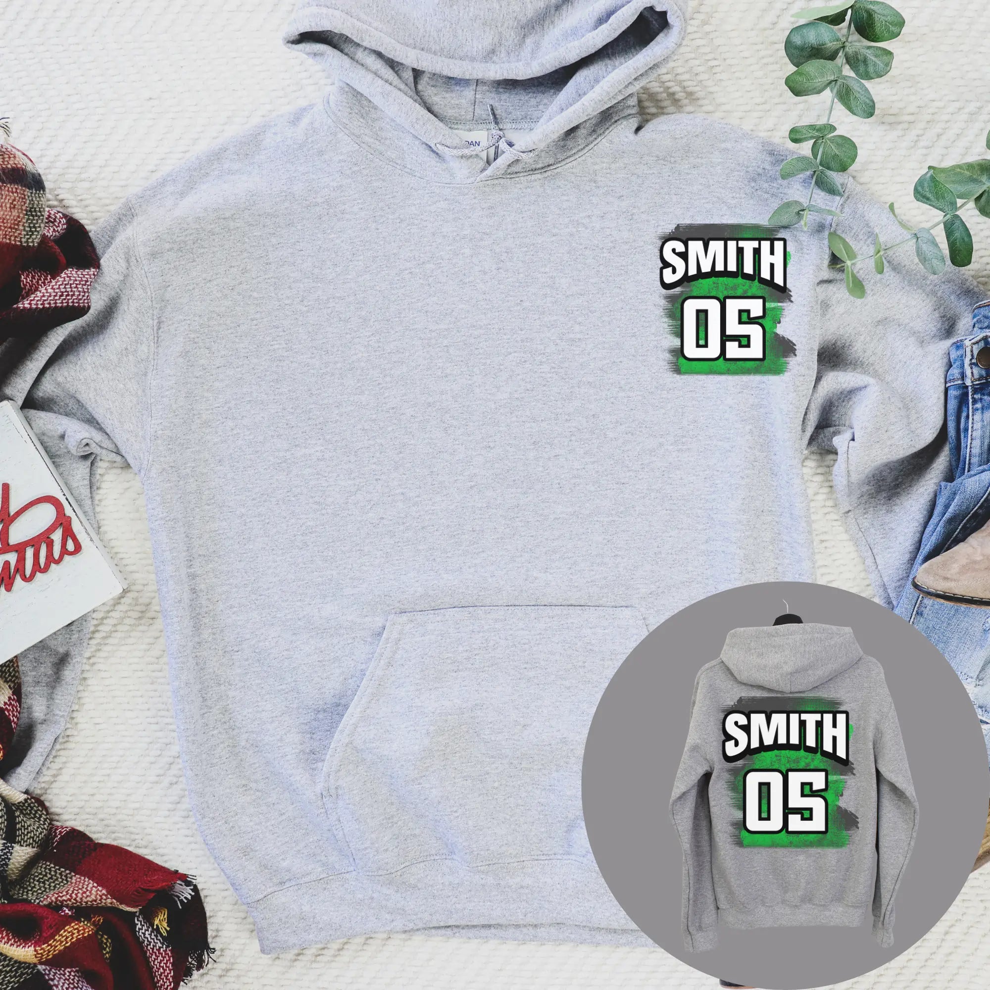 Custom Racetrack Fumes Hoodie.