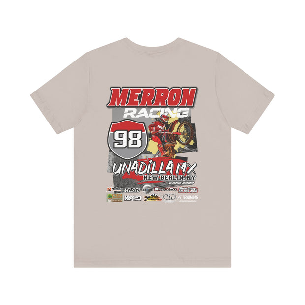 Merron98 Gate Drop Personalized MX Name and Number Race Tee Shirt