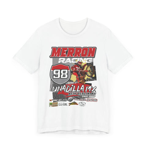 Fundraiser-Merron98. Gate Drop Personalized MX Name and Number Race Tee Shirt.