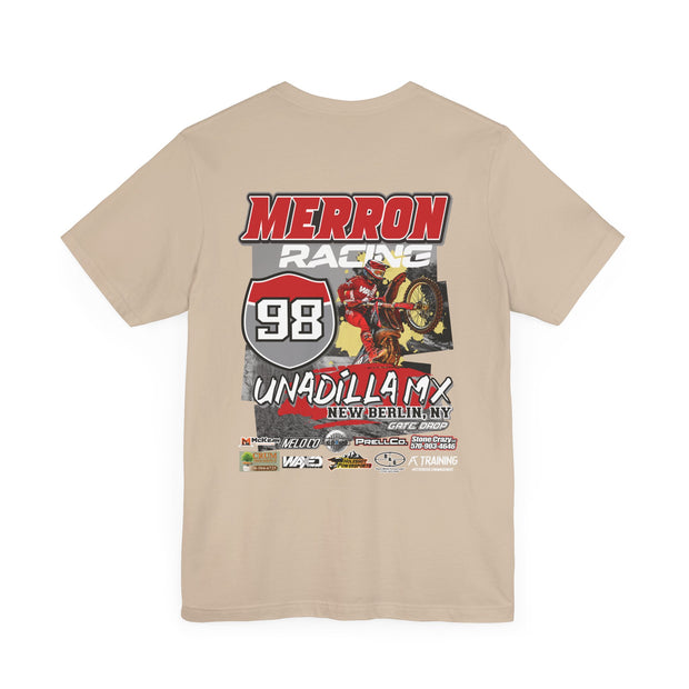 Merron98 Gate Drop Personalized MX Name and Number Race Tee Shirt