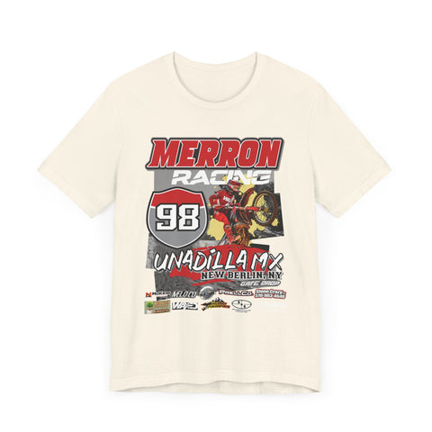 Fundraiser-Merron98. Gate Drop Personalized MX Name and Number Race Tee Shirt.