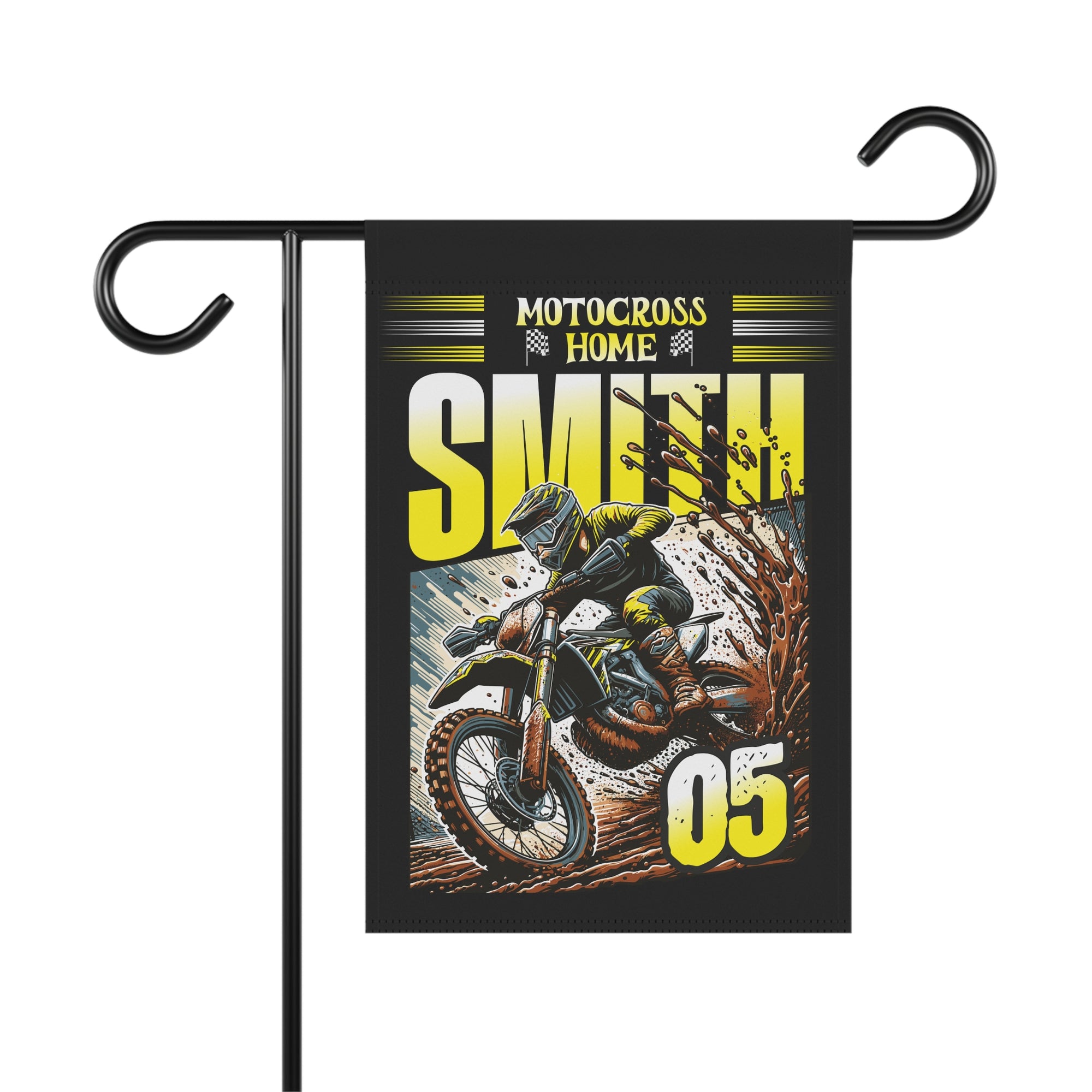 Personalized Motocross Garden and house Banner