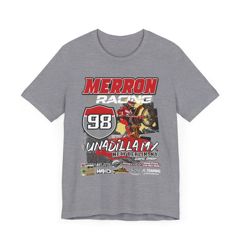 Fundraiser-Merron98. Gate Drop Personalized MX Name and Number Race Tee Shirt.