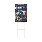 Personalized Motocross Plastic Yard Sign
