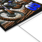 Personalized Motocross Plastic Yard Sign