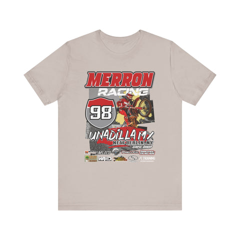 Fundraiser-Merron98. Gate Drop Personalized MX Name and Number Race Tee Shirt.