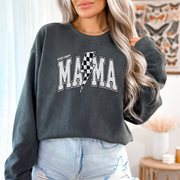 Gate Drop Bolt MAMA Retro Checkered Race Sweatshirt - Comfort Colors®