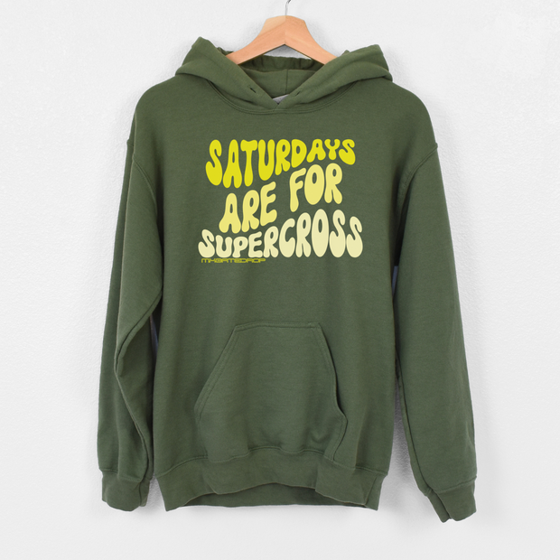Gate Drop Saturdays Are For Supercross Hoodie