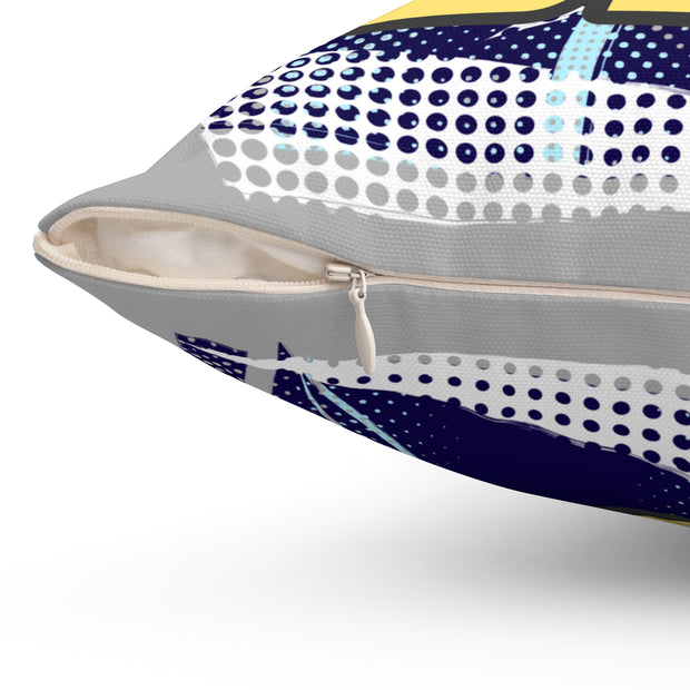 Motocross Custom Spun Polyester Square Pillow Case