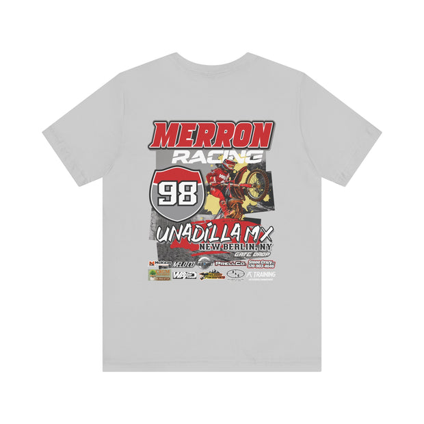 Merron98 Gate Drop Personalized MX Name and Number Race Tee Shirt