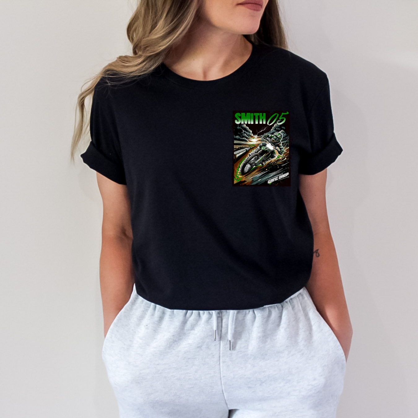 Personalized Summer Motocross Shirt for Riders