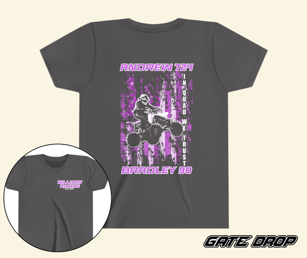 Custom Front and Back Quad ATV T-shirt