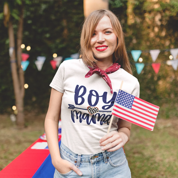 Boy Mama Matching Tee-shirt for Moto Moms