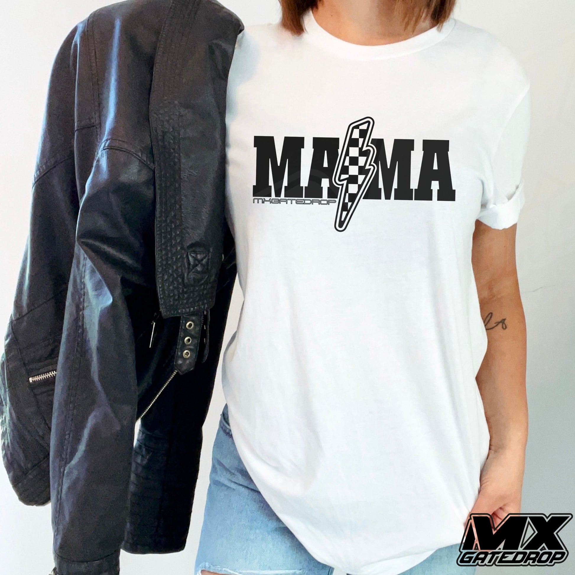 Moto Mama Lightning Bolt Shirt