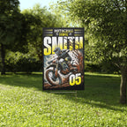 Personalized Motocross Plastic Yard Sign