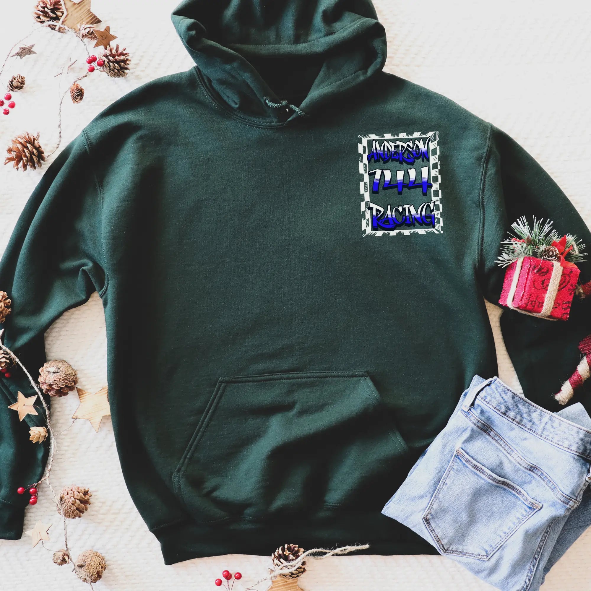 Checkered Racing Motocross Hoodie