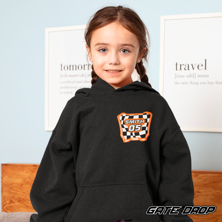 Gate Drop Custom Motocross Checkered Plate Hoodie