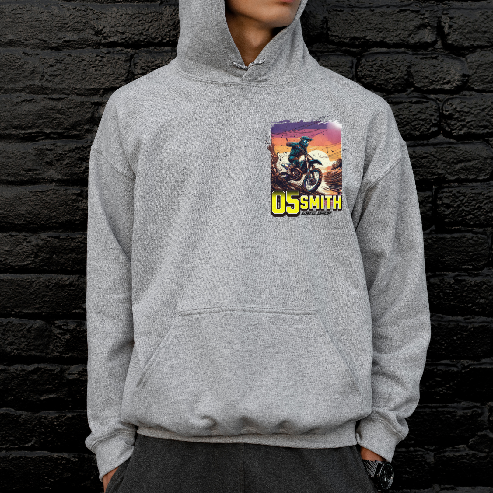 Personalized Summer Motocross Hoodie