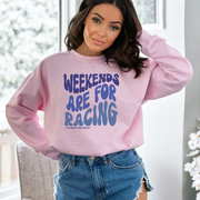 Weekends Are For Racing Motocross Adult Sweatshirt