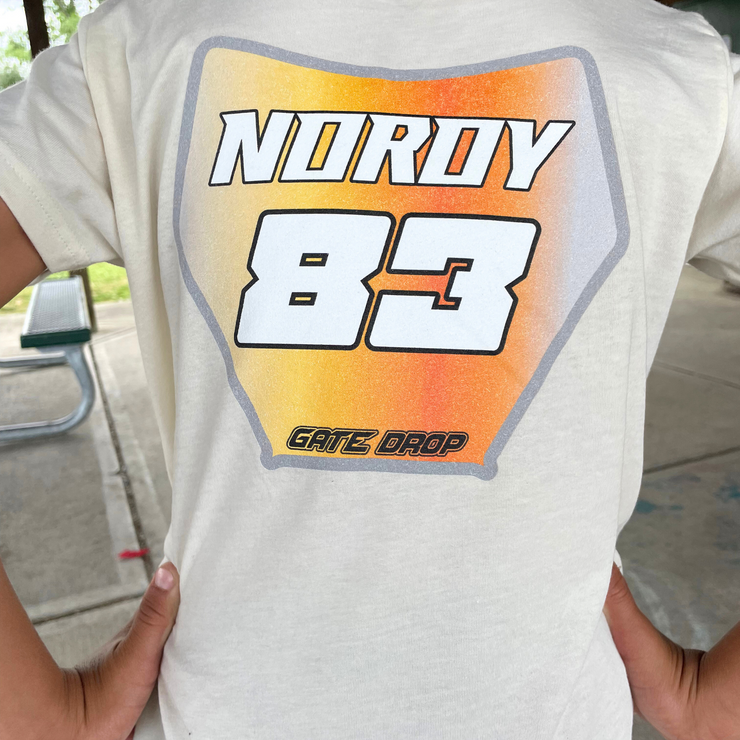 Gate Drop Moto Kid Gradient Plate Race Shirt