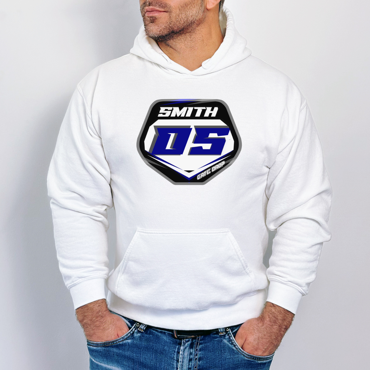 Name & Number Plate Hoodie