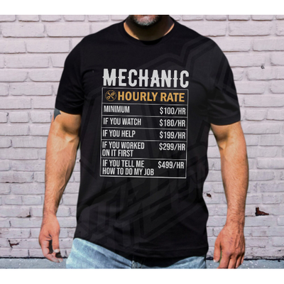 Moto Dad mechanic shirt