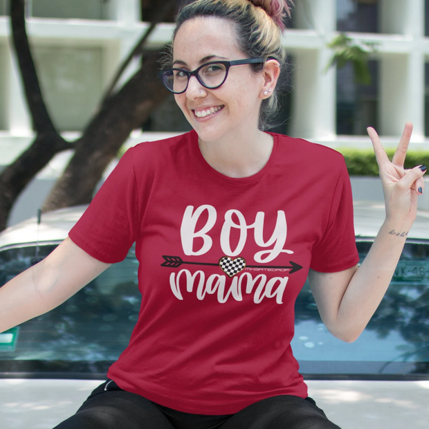 Boy Mama Matching Tee-shirt for Moto Moms