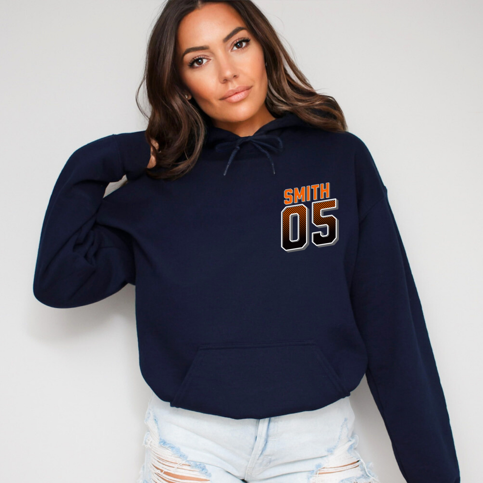Personalized Front and Back Summer Motocross Hoodie