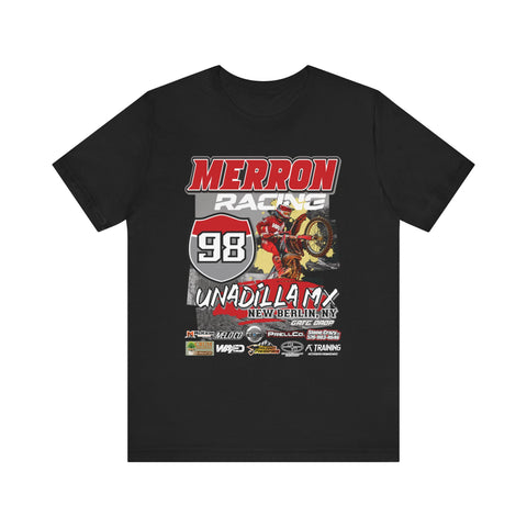 Fundraiser-Merron98. Gate Drop Personalized MX Name and Number Race Tee Shirt.