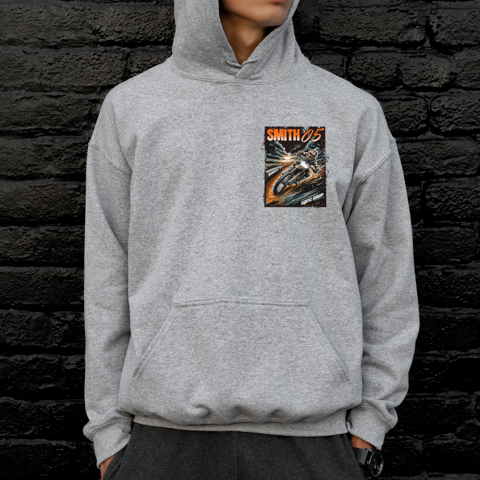 Personalized Summer Motocross Hoodie for Riders