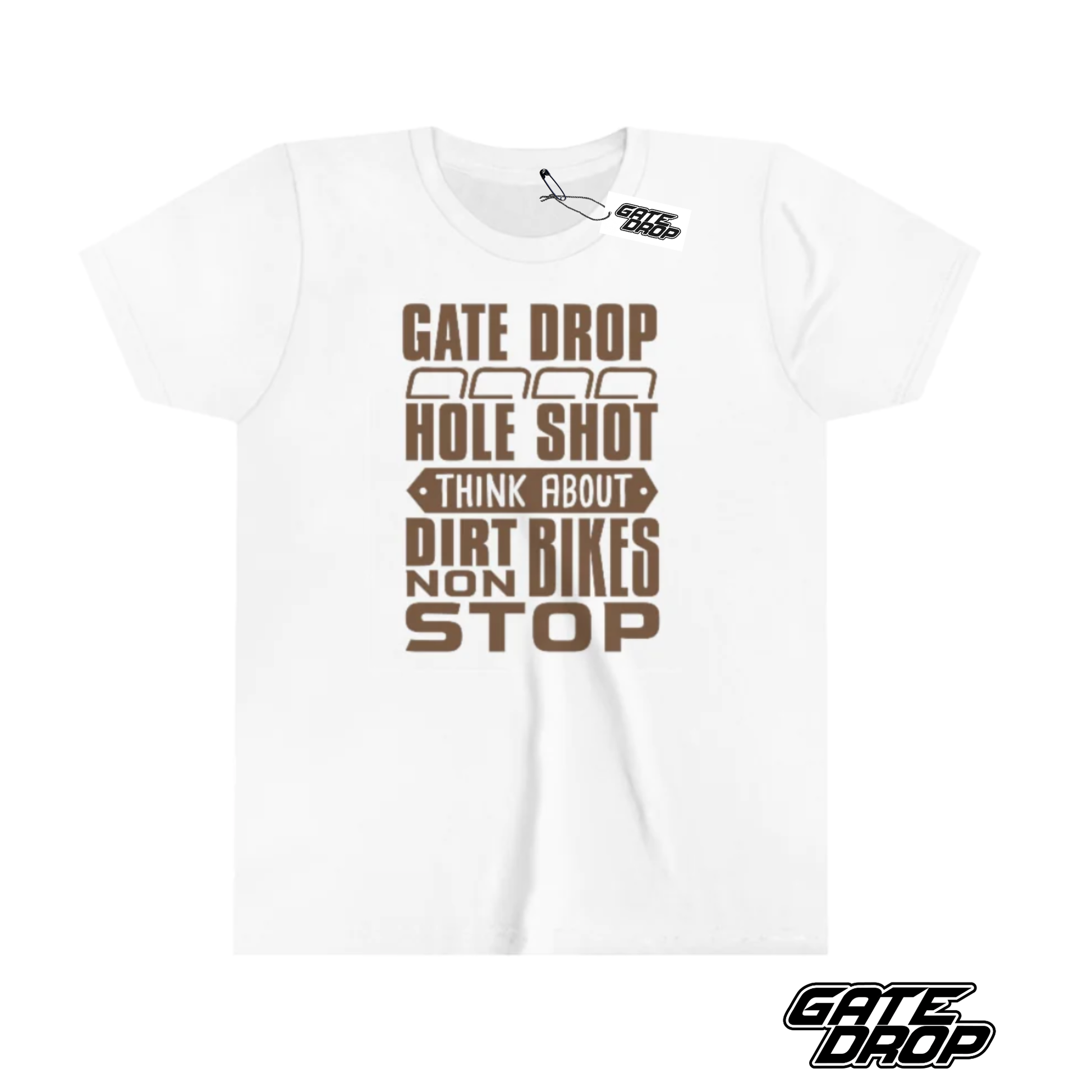 Gate Drop Non Stop Think about it mx motocross shirt for dirt bike rippers