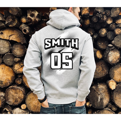 Personalized Flame Motocross Hoodie
