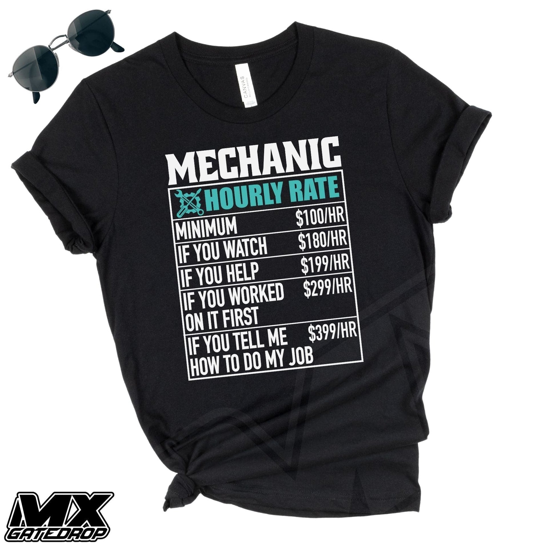 Moto Dad Mechanic Shirt