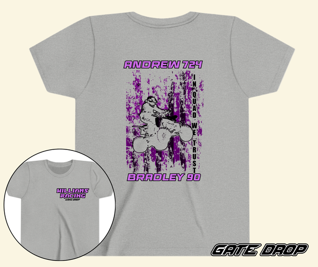 Custom Front and Back Quad ATV T-shirt