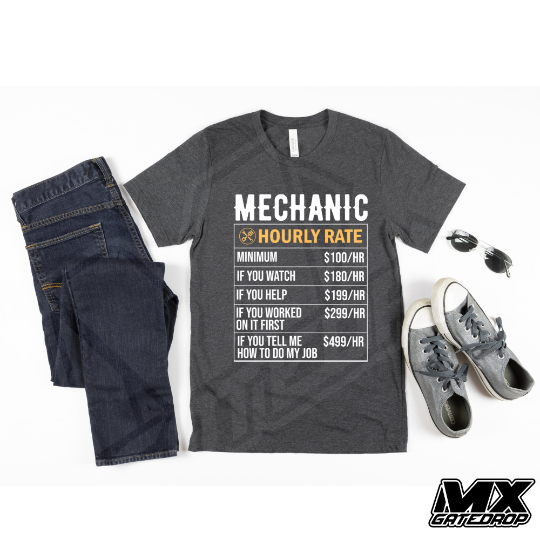 Moto Dad mechanic shirt