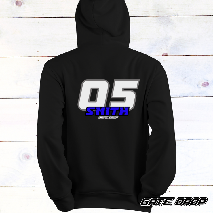 Gate Drop Personalized Race Moto Kid Overlay Youth Hoodie